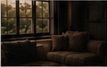 A quiet interior room in a vacant home.